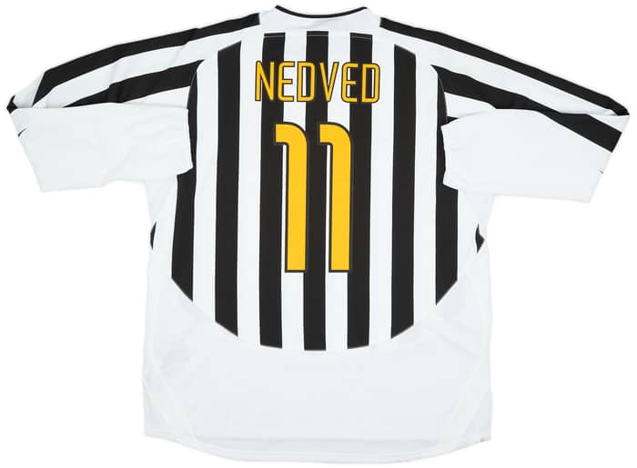 2003-04 Juventus Home L/S Shirt Nedved #11 (XXL)