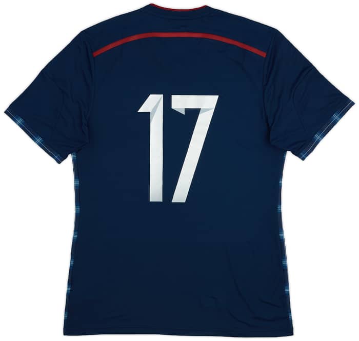 2014-15 Scotland Home Shirt #17 - 9/10 - (M)