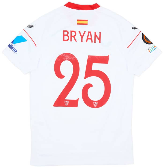2022-23 Sevilla Match Issue Europa Issue Home Shirt Bryan #25