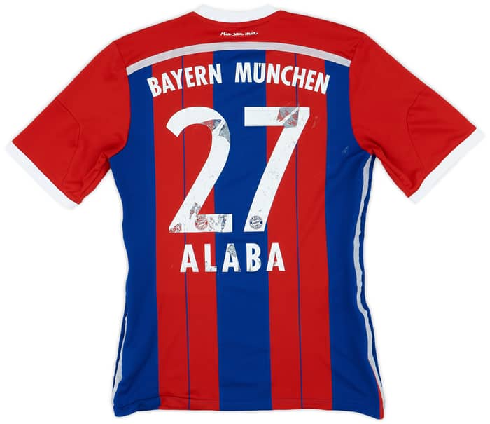 2014-15 Bayern Munich Home Shirt Alaba #27 - 4/10 - (M)