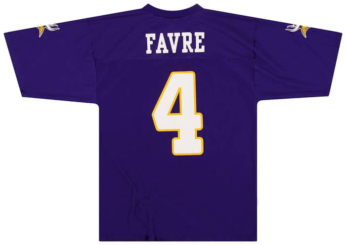 2009-10 Minnesota Vikings Favre #4 NFL Replica Jersey (Home) S