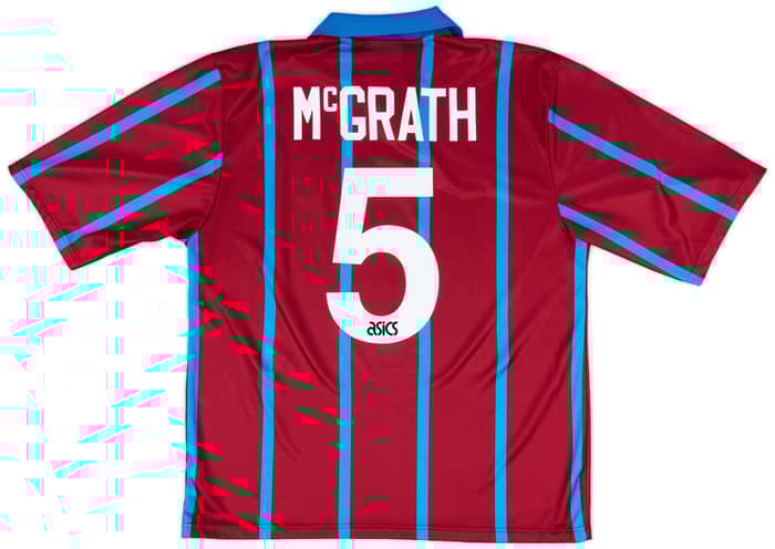 1993-95 Aston Villa Home Shirt McGrath #5 - 9/10 - (XL)