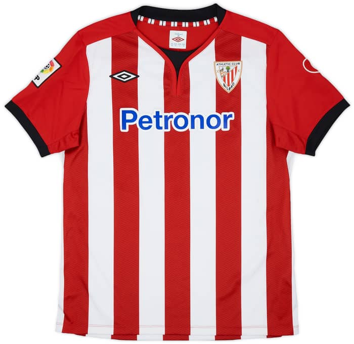 2011-12 Athletic Bilbao Home Shirt Amorebieta #5 - 7/10 - (M)