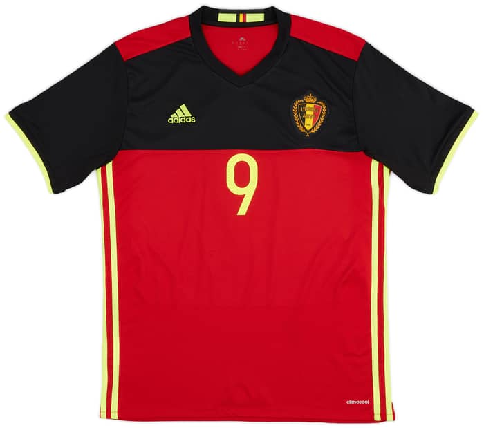 2016-17 Belgium Home Shirt Lukaku #9 - 8/10 - (L)