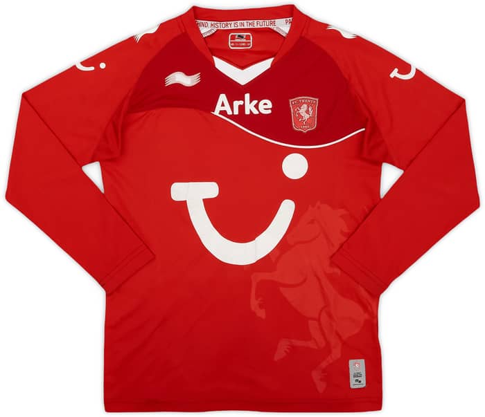 2011-12 FC Twente Home L/S Shirt Duuk #9 - 6/10 - (M.Boys)