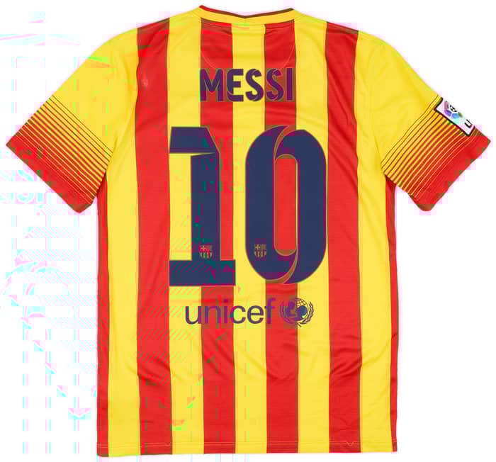 2013-15 Barcelona Away Shirt Messi #10 - 7/10 - (S)