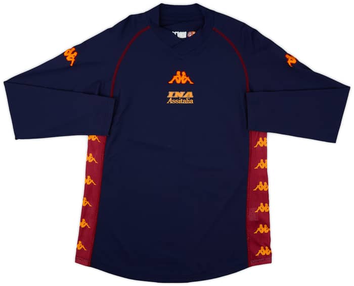 2001-02 Roma Kappa Training L/S Shirt - 7/10 - (M)