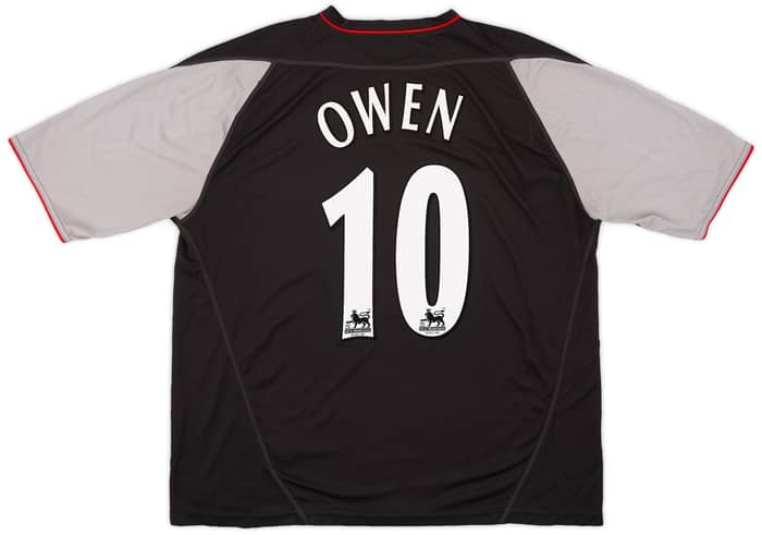2002-04 Liverpool Away Shirt Owen #10 - 9/10 - (XL)