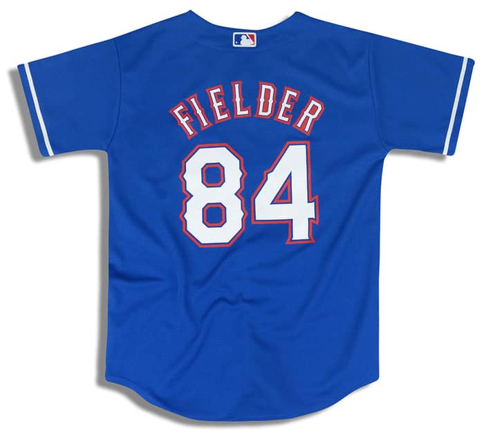 2014-15 Texas Rangers Fielder #84 Majestic Cool Base Jersey (Alternate) Y