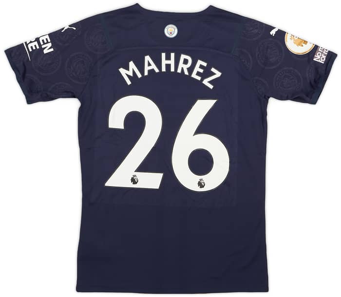 2021-22 Manchester City Match Issue Third Shirt Mahrez #26