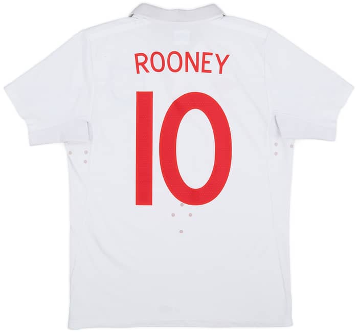 2009-10 England Home Shirt Rooney #10 - 6/10 - (M)