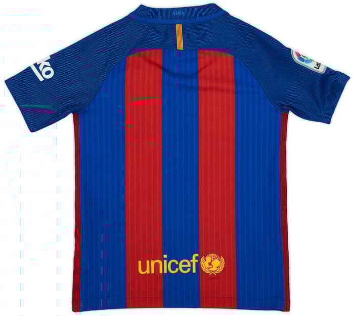 2016-17 Barcelona Home Shirt - 8/10 - (S.Boys)