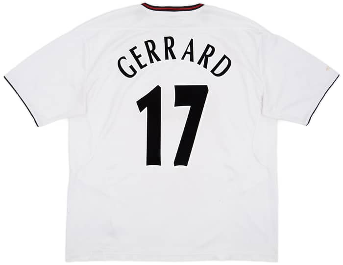 2003-04 Liverpool Away Shirt Gerrard #17 - 5/10 - (XXL)