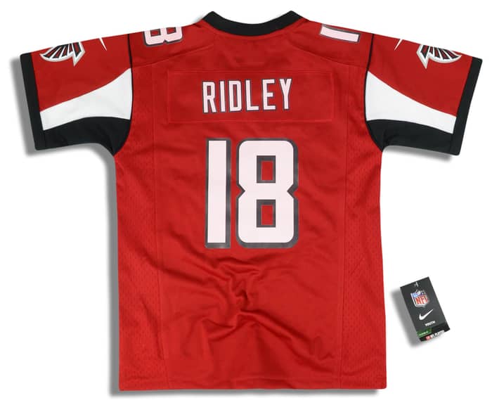 2018 Atlanta Falcons Ridley #18 Nike Game Jersey (Home) Y - W/Tags