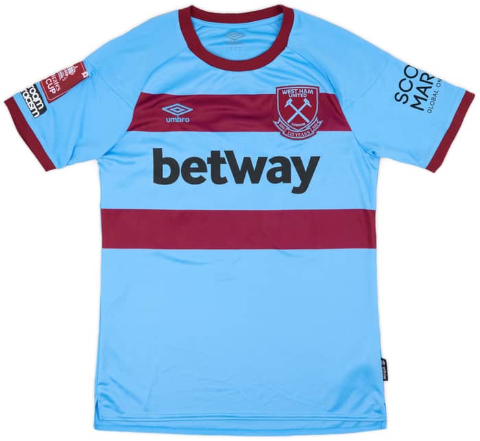 2020-21 West Ham Match Issue FA Cup Away Shirt Baptiste #75