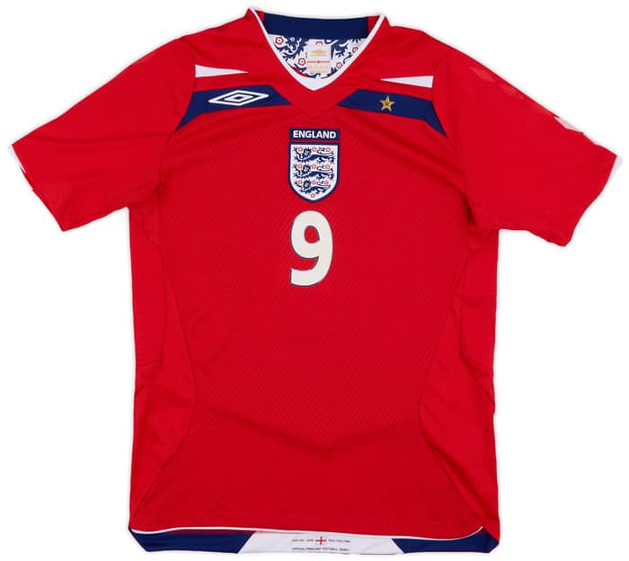 2008-10 England Away Shirt Rooney #9 - 5/10 - (S)