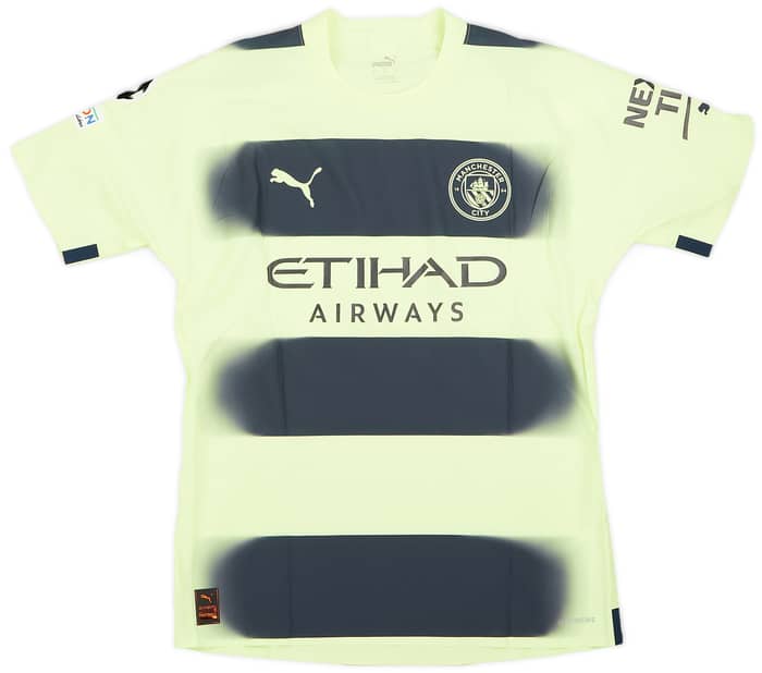 2022-23 Manchester City Match Issue Champions League Third Shirt Sergio Gomez #21