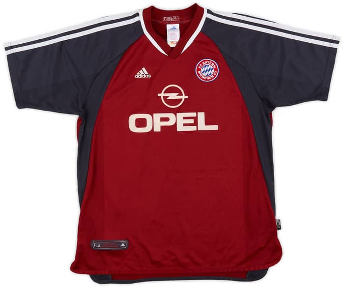 2001-02 Bayern Munich Home Shirt Elber #9 - 6/10 - (XL.Boys)