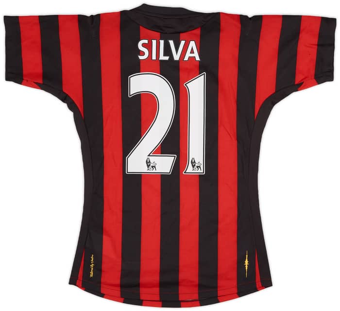 2011-12 Manchester City Away Shirt Silva #21 (Women's S)