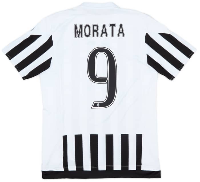 2015-16 Juventus Home Shirt Morata #9 - 8/10 - (M)