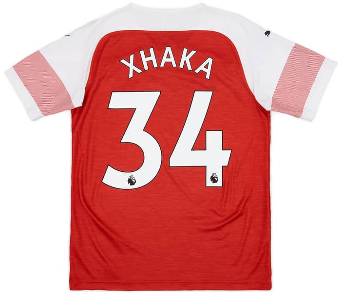 2018-19 Arsenal Home Shirt Xhaka #34 - 6/10 - (S)
