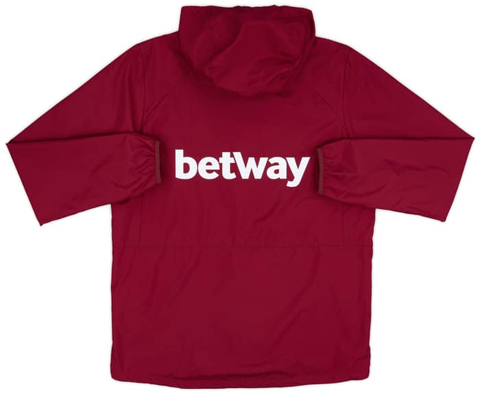 2023-24 West Ham Player Issue Training Hooded Jacket - As New - (M)