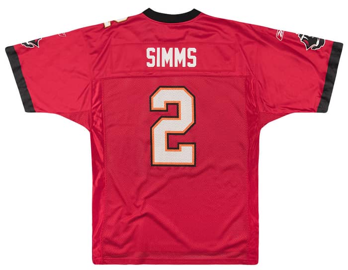 2005-06 Tampa Bay Buccaneers Simms #2 Reebok On Field Jersey (Home) XXL
