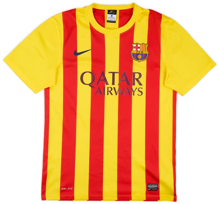 2013-15 Barcelona Basic Away Shirt - 8/10 - (S)