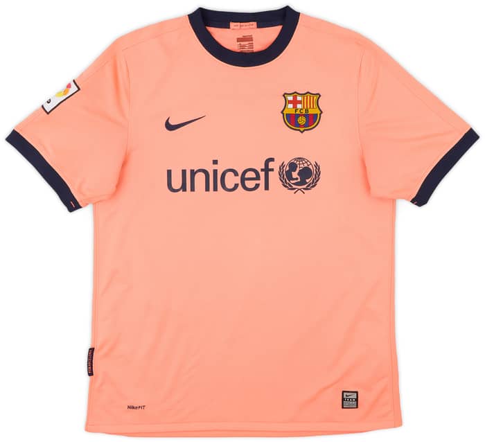 2009-10 Barcelona Away Shirt Messi #10 - 8/10 - (M)