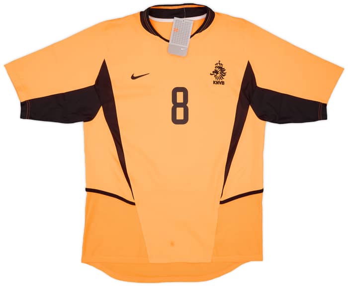 2002-04 Netherlands Home Shirt Davids #8 (M)