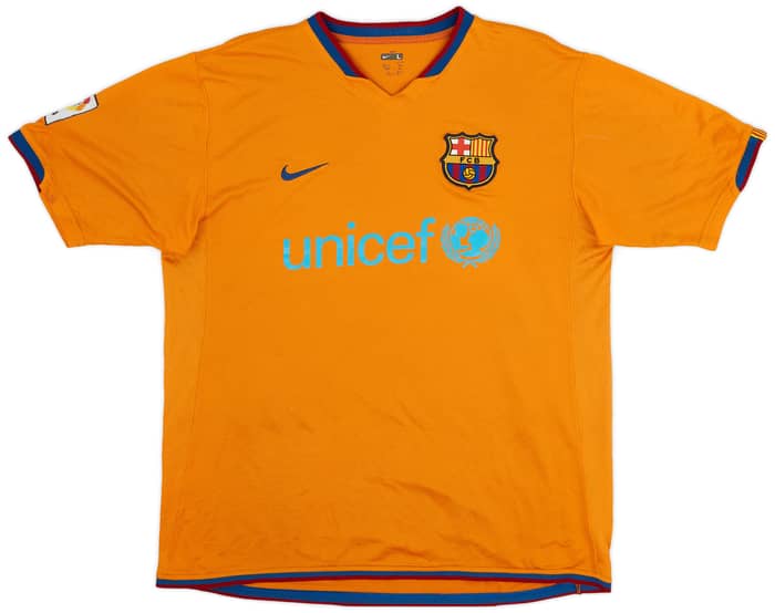 2006-08 Barcelona Away Shirt Messi #19 - 7/10 - (L)