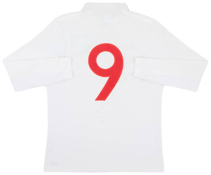 2009-10 England Home Shirt #9 - 6/10 - (M)