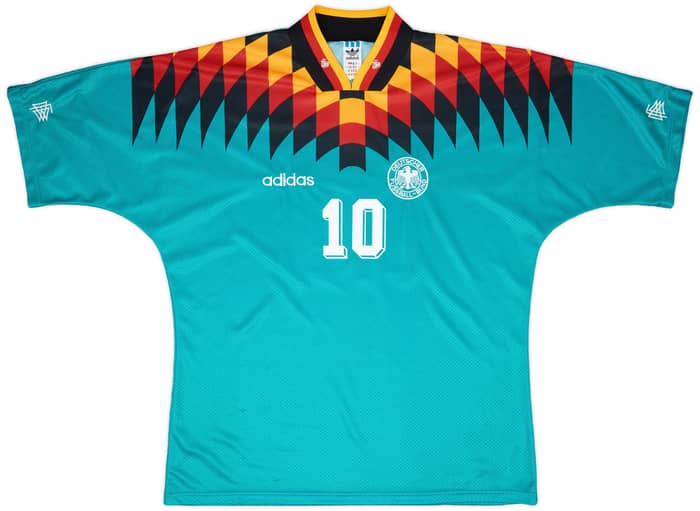 1994-96 Germany Away Shirt Matthaus #10 - 7/10 - (XL)