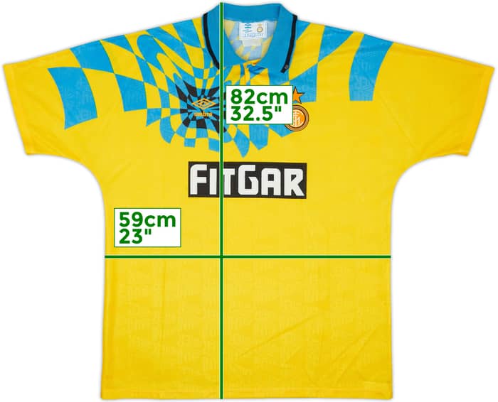 1991-92 Inter Milan Third Shirt - 10/10 - (XL)