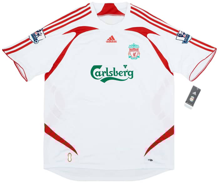 2007-08 Liverpool Away Shirt Gerrard #8 (XXL)