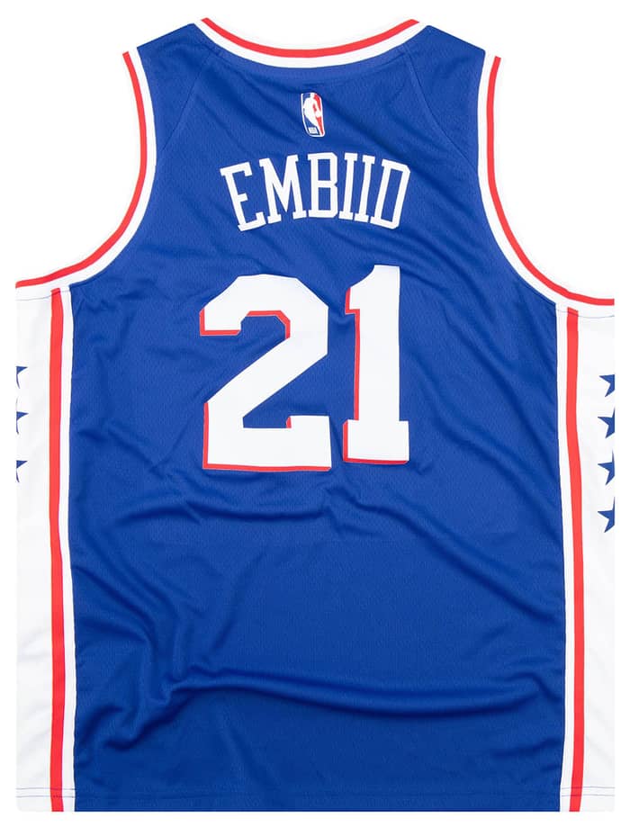 2018-21 Philadelphia 76ers Embiid #21 Nike Swingman Jersey (Away) XL - W/Tags