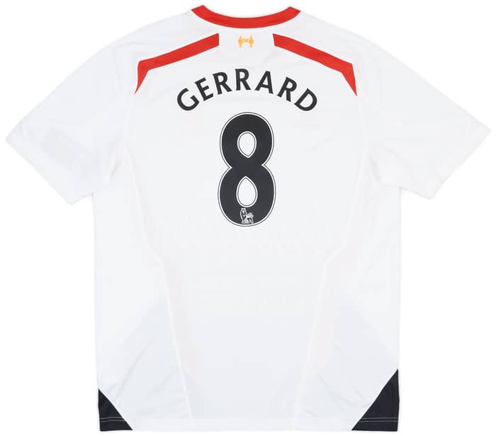 2013-14 Liverpool Away Shirt Gerrard #8 (XXL)
