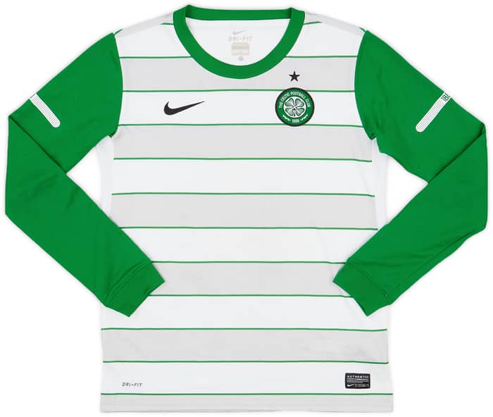 2011-12 Celtic Away L/S Shirt Commons #15 - 6/10 - (L.Boys)