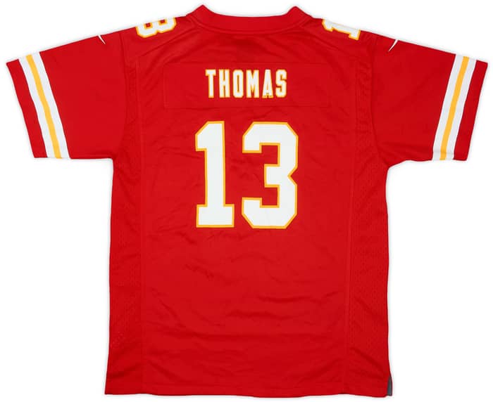 2014-18 Kansas City Chiefs Thomas #13 Nike Game Home Jersey - 7/10 - (XL.Boys)