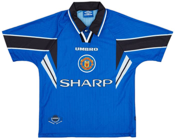 1996-98 Manchester United Third Shirt Beckham #7 - 7/10 - (Y)