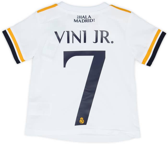 2023-24 Real Madrid Home Shirt & Shorts Kit Vini Jr. #7 (12-18 Months)