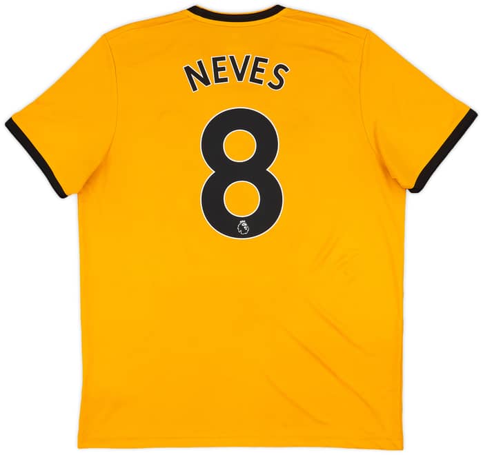 2018-19 Wolves Home Shirt Neves #8 - 8/10 - (XL)