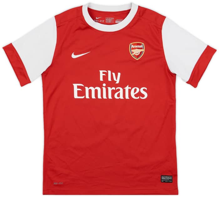 2010-11 Arsenal Home Shirt Clichy #22 - 6/10 - (L.Boys)