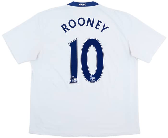 2008-10 Manchester United Away Shirt Rooney #10 - 6/10 - (XL)