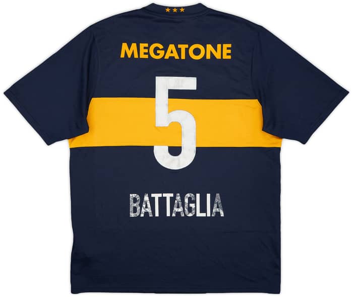 2008-09 Boca Juniors Home Shirt Battaglia #5
 - 5/10 - (L)