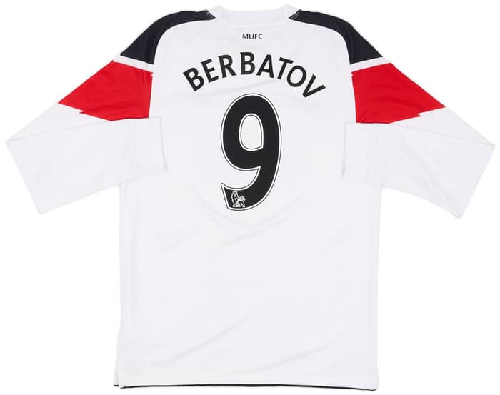 2010-12 Manchester United Away L/S Shirt Berbatov #9 - 6/10 - (M)
