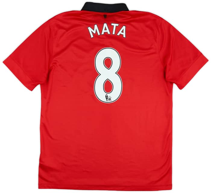2013-14 Manchester United Home Shirt Mata #8 - 8/10 - (L)