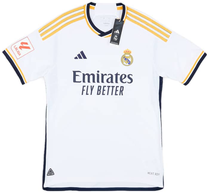 2023-24 Real Madrid Authentic Home Shirt Vini Jr. #7 (M)