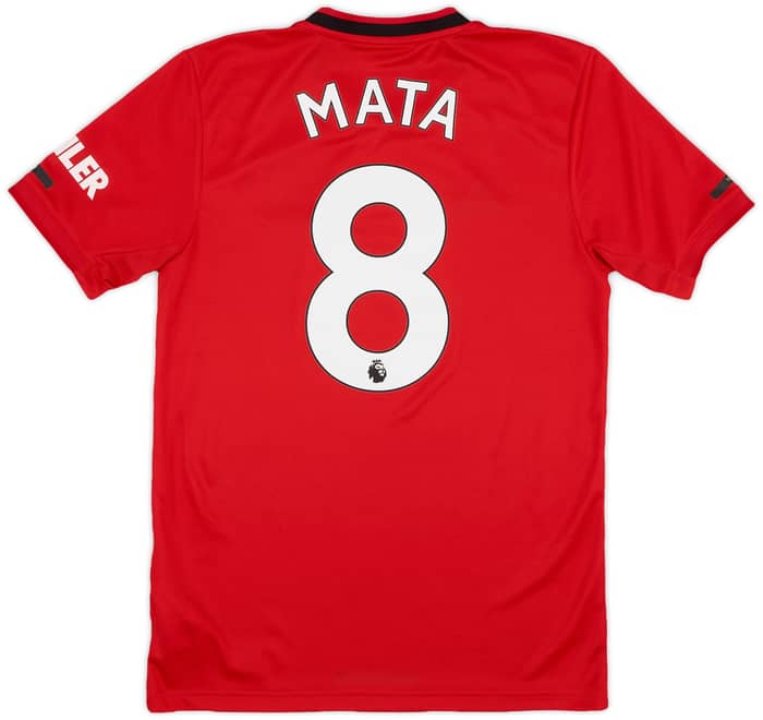 2019-20 Manchester United Home Shirt Mata #8 - 9/10 - (S)