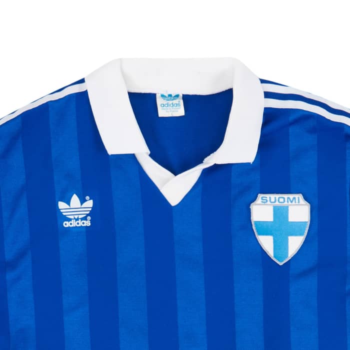 1988 Finland Match Issue Away Shirt #15 (Alatensio) v Sweden